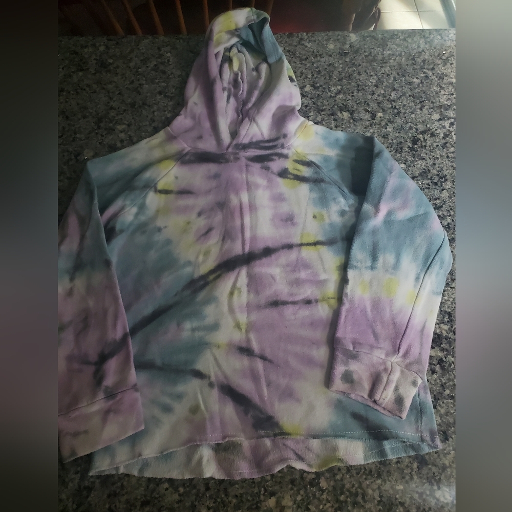 harper & elliot girls small tie dye hoodie
